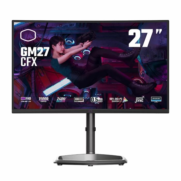 Cooler Master GM27-CFX 27 Inch 240 Hz VA FHD Curved Gaming Monitor