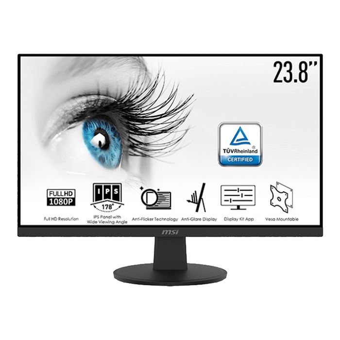 MSI PRO MP242A 23.8Inch FHD 1ms 100Hz IPS Gaming Monitor