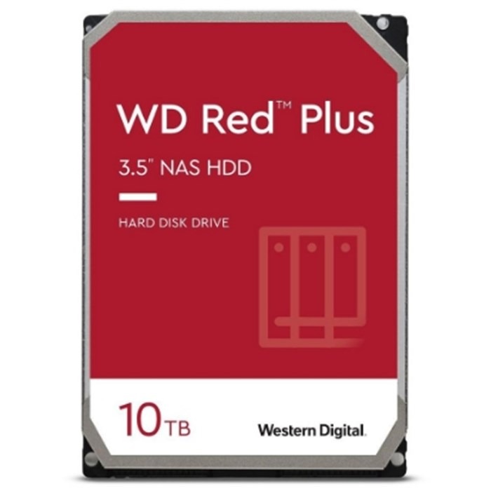 Western Digital Red Plus 10TB 3.5 Inch 256MB Internal Hard Drive