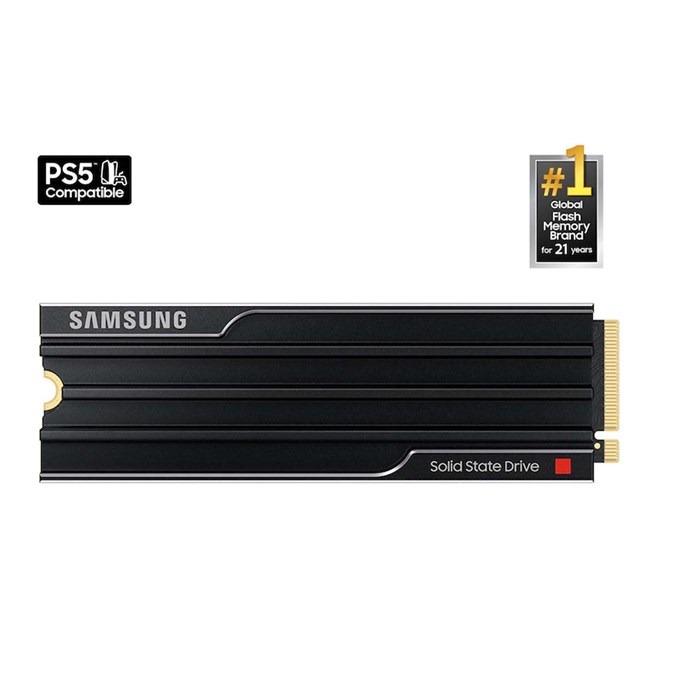 Samsung SSD 9100 PRO 2TB M.2 2280 NVMe 2.0 WITH HEATSINK PCIe 5.0 x4 Internal Solid State Drive