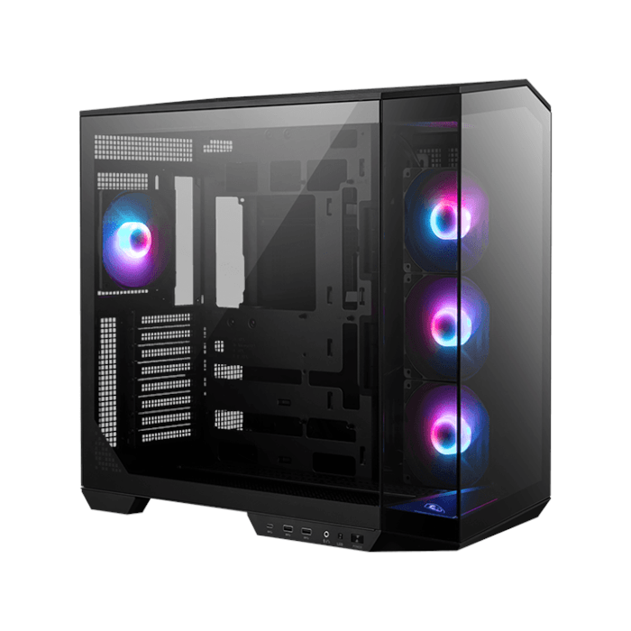 MSI MSI MAG PANO M100R PZ Black Micro-ATX Tower Gaming Case