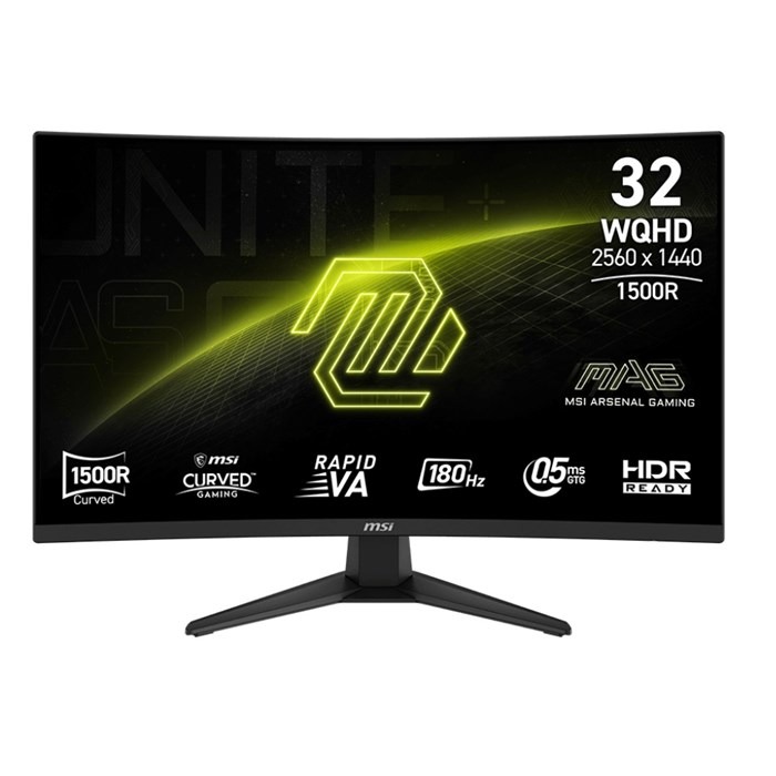 MSI MAG 321CQF-E18 32 Inch FHD 0.5ms (GTG) 180Hz Rapid VA Gaming Monitor