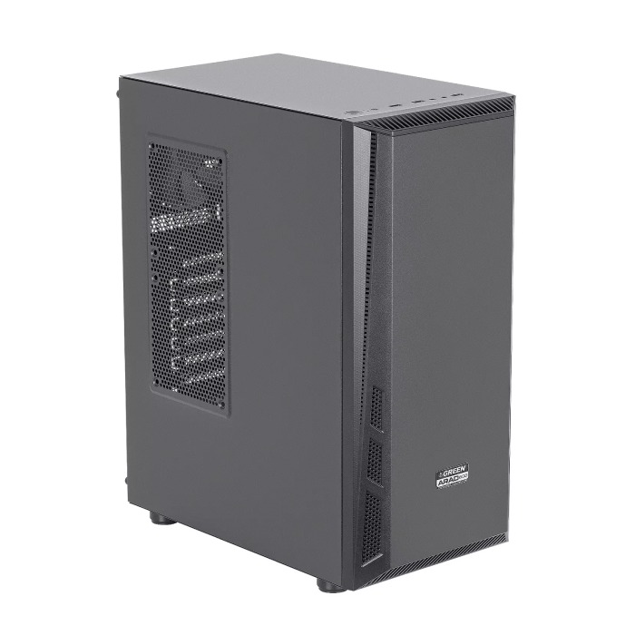 Green Arad Eco Mid-Tower Computer Case