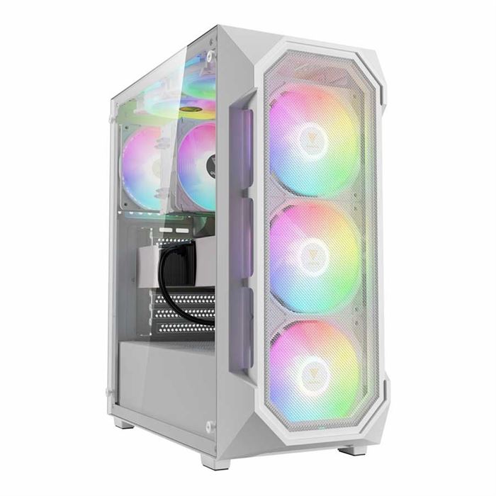 Gamdias AURA GC1 Elite White Mid Tower Computer Case