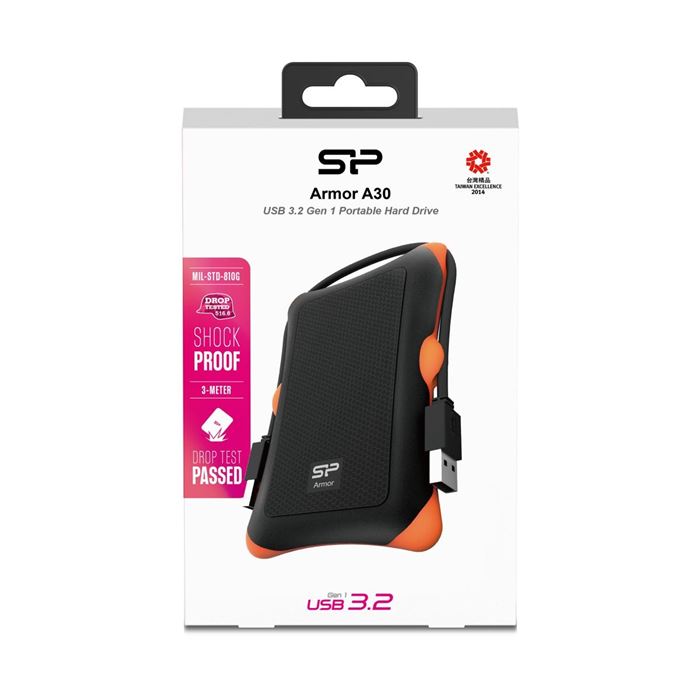 Silicon Power Armor A30 External Hard Drive – 2TB