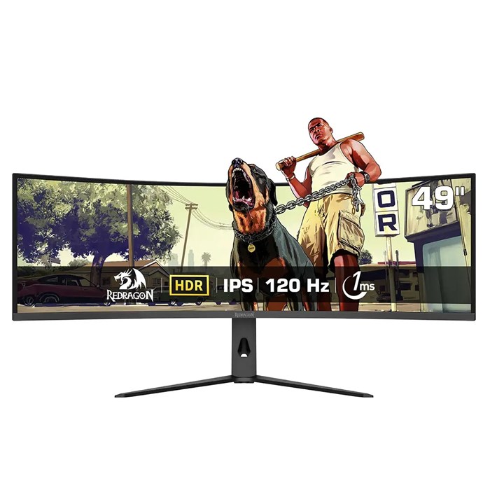 Redragon Q4966RMC 49 Inch 1ms 120Hz DUAL QHD Gaming Monitor