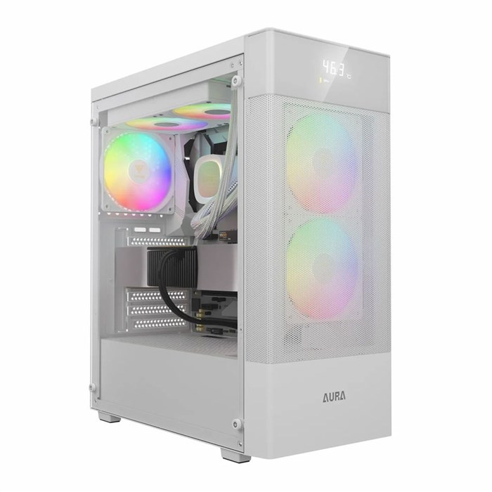 Gamdias AURA GC5 ELITE ARGB WHITE Mid Tower Case