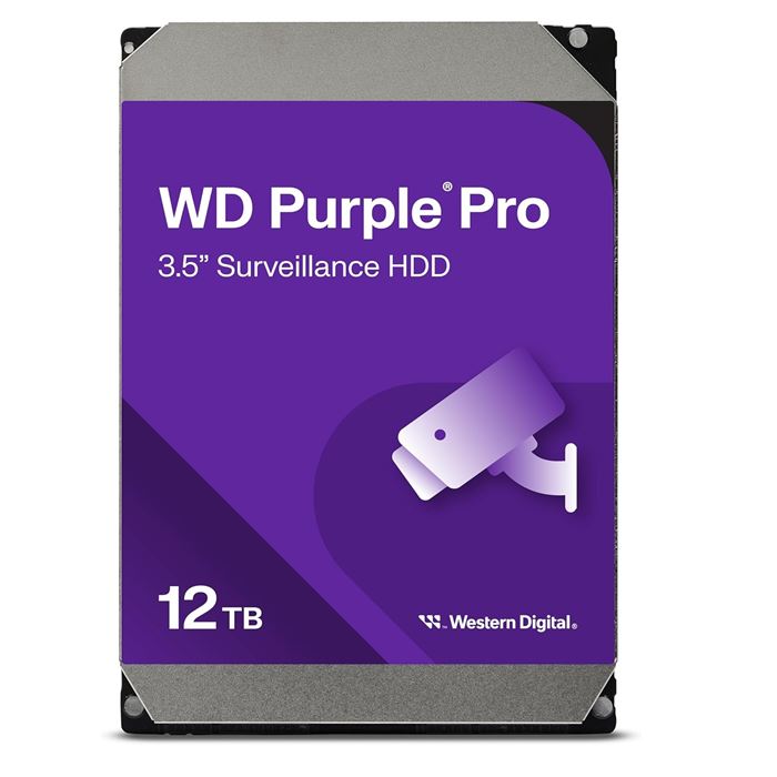 Western Digital Purple Pro CMR 12TB 256MB Cache SATA III Internal HDD