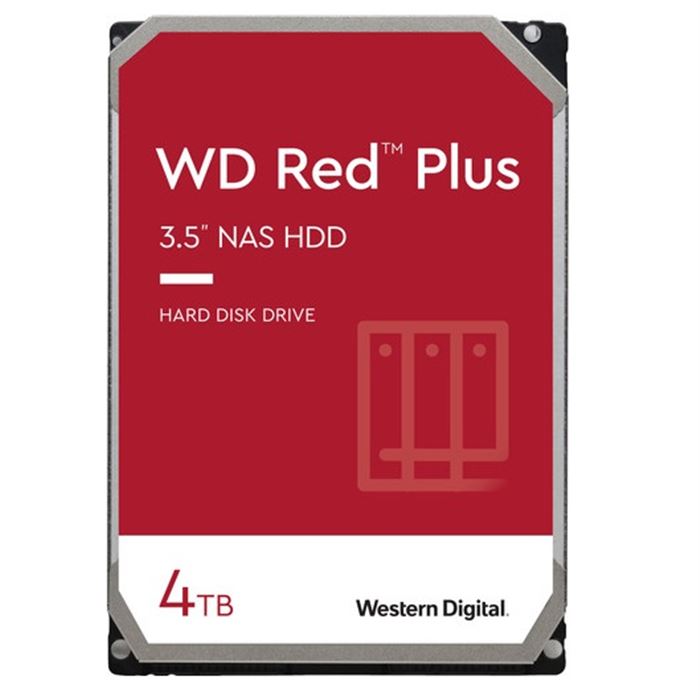 Western Digital Red Plus 4TB 3.5 Inch Internal Hard Drive