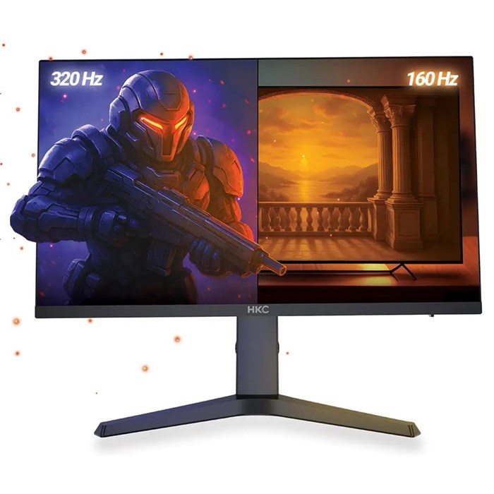 hkc MG27H13U160 27Inch 1ms Fast IPS 4K 160Hz/320Hz Flat Gaming Monitor