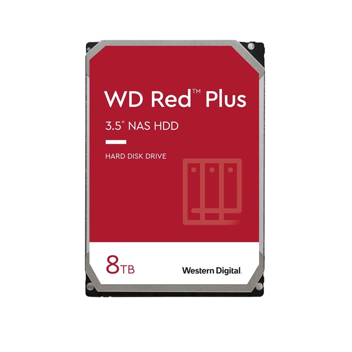 Western Digital Red Plus 8TB 3.5 Inch Internal Hard Drive