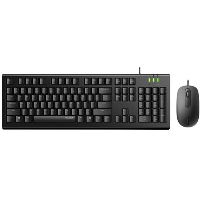 Rapoo X120Pro Wired Optical Mouse & Keyboard Combo