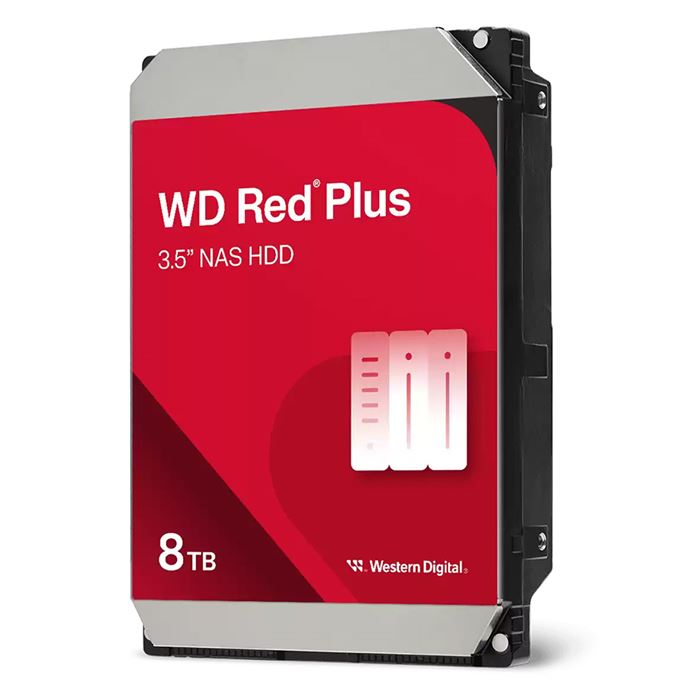 Western Digital Red Plus 8TB Cache SATA III Internal HDD