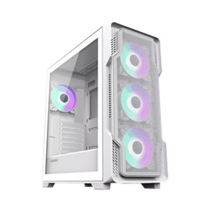 GameMax Siege WH Mid Tower Gaming Computer Case